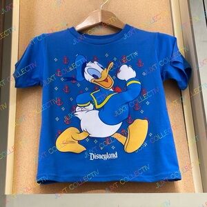 Disneyland Resort Logo Donald Duck Kids Youth Graphic T-Shirt